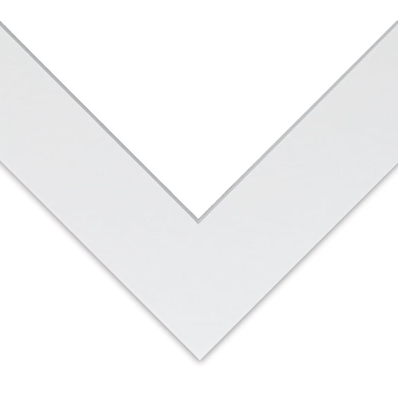 Blick Pre-Cut Mat Single - Manor White, 9" x 12" (5-1/2" x 8-1/2" Opening)