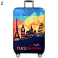 thumbnail image 2 of Lubelski Flower Print Elastic Dust Proof Travel Suitcase Luggage Protective Cover Case, 2 of 6