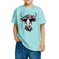 thumbnail image 3 of OKSALE Funny T Shirts for Boys Size 8 Cowboys 4th of July Shirt Toddler Boys Girls American Flag USA T-Shirts Little Kids Patriotic Tee Tops 3-12 Years, 3 of 7
