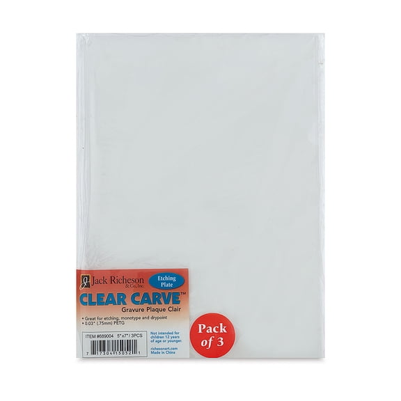 Richeson Clear Carve 5x7" Etching Plates