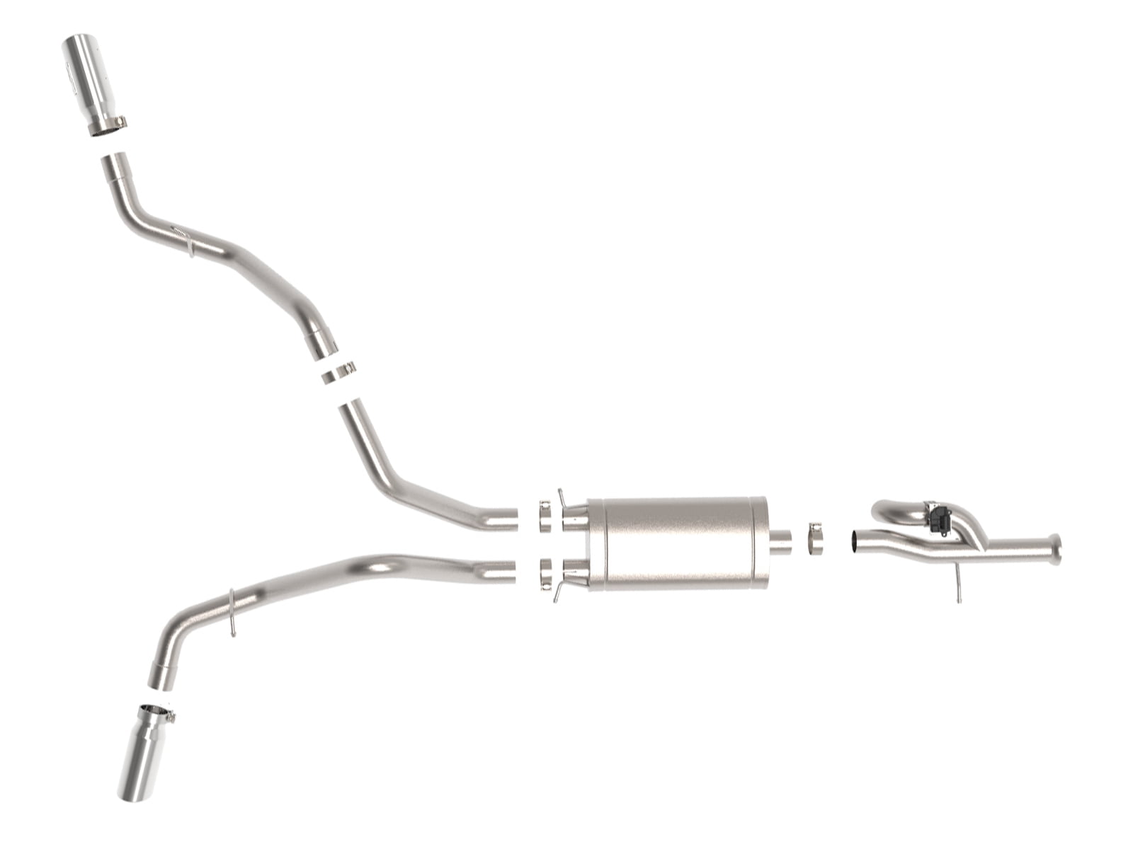 aFe Power Gemini XV 3 IN 304 Stainless Steel Cat-Back Exhaust System w/ Cutout Polished GM Trucks 09-18 V6-4.3/V8-4.8/5.3L 49-34133-P Fits select: 2009-2018 CHEVROLET SILVERADO, 2009-2018 GMC SIERRA
