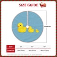 thumbnail image 2 of Rateoe Cute Ducky Pattern Christmas Tree Skirt with Ties, Christmas Tree Decorations, Farmhouse Christmas Decor Xmas Holiday Decorations-48", 2 of 6
