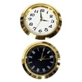 thumbnail image 1 of Abbracc Pack of 2 Round Clock Insert Clock Face Metal Mini Clock Repair, 1 of 5