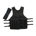 thumbnail image 3 of Chaleco ponderado, chaqueta pesada para hombres para mujeres, chaleco de peso ajustable, vestimenta de entrenamiento para entrenamiento de fuerza, 3 of 8
