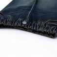 thumbnail image 6 of Bovxnpu Boys Wide Leg Capris Pants Girls Straight Denim Pants Elastic Waist Wide Leg Pants Pants, 6 of 8
