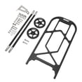 thumbnail image 2 of Bike Rear Rack, High Strength Aluminum Alloy Bicycle Luggage Carrier With Wheels For  Folding Bike, 2 of 8