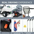 Kid Motorz Junior Pro Golf Cart Battery Powered Riding Toy - White