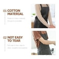 thumbnail image 3 of Shisuyan 2pcs Kitchen Apron with Pocket Oil Proof Cooking Apron Striped Kitchen Cooking Apron for Men Women, 3 of 8
