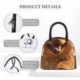 thumbnail image 4 of Disketp Happy Fluffy Running Dog Bolsa Térmica para Almuerzo, Lonchera con Abertura Amplia y Gran Capacidad, Organizador Reutilizable para Mujeres, Hombres y Adultos, 4 of 6