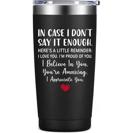 Anniversary Wedding, Christmas, Birthday, Valentines Day Gifts for Him, Her, Romantic Gifts for Wife, Girlfriend, Couples Gift for Boyfriend, Husband, 20oz Stainless Steel Tumbler