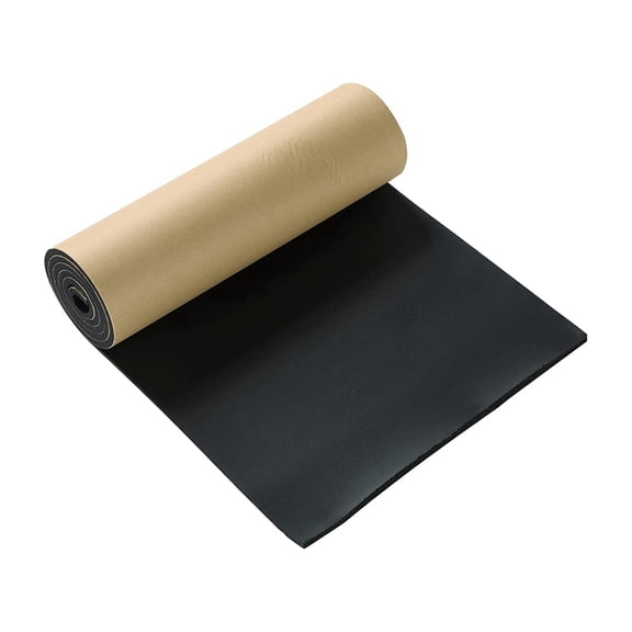 Sponge Neoprene with Adhesive Foam Rubber Sheet, 1/4in T X 12in W X 59in L, for Weatherproofing,Gasket Seals, Crafts