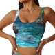 thumbnail image 1 of Fotbe Tropical Paradise Window View Sujetador Deportivo Largo sin Aros para Mujer con Almohadillas y Soporte Medio, Transpirable y Absorbente, Camiseta Tipo Chaleco o Tank Top-Large, 1 of 8