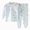 G835-Light Blue, variant on HFHAPW Kids & Toddler Girl Boys Pajamas 2 Piece Pjs Set Sleepwear Fall Winter Outfit Long sleeve Pjs Outfit