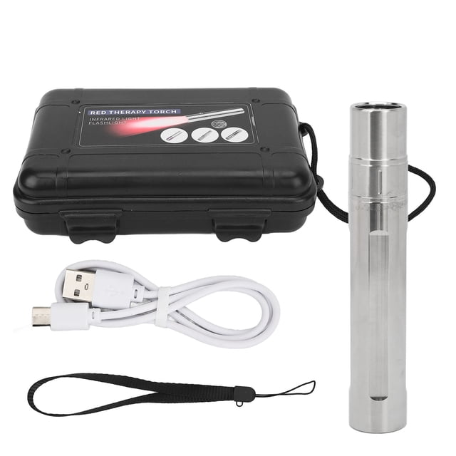 Dispositivo de terapia LED rojo profesional de 630 nm, 660 nm y 850 nm, linterna infrarroja para la curación de heridas y el alivio de las articulaciones.