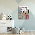thumbnail image 2 of Stupell Industries London England Landmarks Intricate Arabesque Patterns Abstract Painting Gallery Wrapped Canvas Art Print Wall Art, 36 x 48, 2 of 6