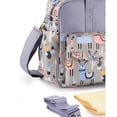 thumbnail image 5 of Organizador de bolsa de pañales, bolso de hombro de gran capacidad, bolso portátil para bebé, bolso cruzado, bolso de viaje, bolso de fin de semana durante la noche, 5 of 5
