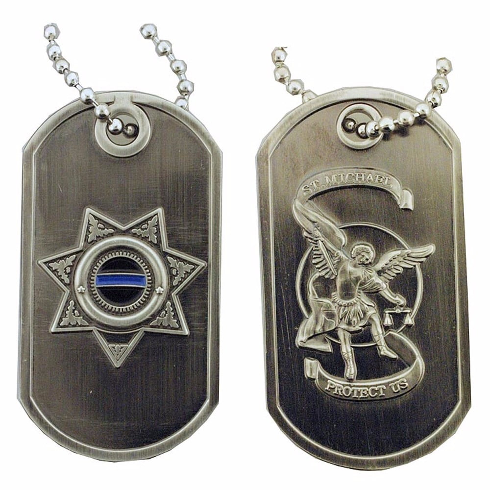 sheriff star dog tag