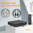 thumbnail image 5 of 1080P DVD Player for TV and Home Theater Support Usb and Multi Format, 5 of 8