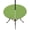 Fruit Green, variant on Light Pink Round Outdoor Tablecloth with Umbrella Hole Zipper, Farmhouse Solid Pink Color Modern Art Elastic Fitted Table Cover, Waterproof Table Cloth for Patio Picnic Party Fits 54"-60"