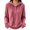 Pink_#19, variant on Sewkxo Womens Hooded Sweater Fashion Button Long Sleeve Wool Soft Pullover Knitted Top,Beige M