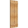 thumbnail image 2 of 21 1/2"W X 52"H Timbercraft Four 5 3/8" Boards Joined Board-N-Batten Shutters, Rough Sawn Western Red Cedar (Per Pair), 2 of 13
