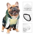 thumbnail image 3 of Haiem Watercolor Turtle3 for Winter Dog Hoodie Sweatshirts with Pockets Warm Dog Clothes for Small Dogs Chihuahua-Large, 3 of 7