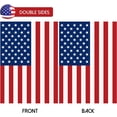 thumbnail image 4 of American Flag Garden Flags, 12.5” x 18” Double-Sided Patriotic Garden Flag Vibrant Color, Memorial Day 4th Of July Banner Outdoor Decor Yard Sign, 4 of 9