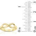 thumbnail image 4 of Floreo 10k Yellow Gold Infinity Women's Ring, 4 of 5
