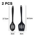 thumbnail image 2 of Utensilios de cocina de silicona, 2 espátulas para utensilios para hornear, resistentes al calor, antiadherentes y aptos para lavavajillas, 2 of 5