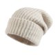thumbnail image 4 of Gorro de lana de gran tamaño para mujer, gorros holgados de punto con circunferencia de cabeza grande, cálidos, coreanos, regalo de Navidad, Invierno, 4 of 4