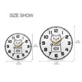 thumbnail image 5 of Yayeee Wall Clock for Living Room 9.5 inch Battery Operated Round with Holder, Cute Chubby Cat, 5 of 7