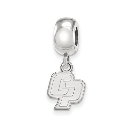 - Logoart Sterling Silver California Polytechnic State University Bead Charm Extra Small Dangle