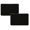 Black, variant on Ultra Thin Bath Mat 17x27 Inch, Non Rubber Bathroom Rugs Quick Dry, Absorbent Machine Washable Bath Mat for Shower Outside Sink, Low Profile Home Decor for Under Door
