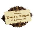 thumbnail image 2 of Personalized Engraved Wood Magnets 30 Rustic Wedding Save The Date Wooden Magnet Annuncements, 2 of 2