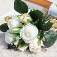 thumbnail image 4 of Gwong Decoración hogareña 9pcs / bouquet Faux Flowers Realistic Beautiful Beakight Artificial Rose Fake Silk Flowers para el hogar Gwong 21066120, 4 of 6