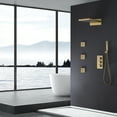 thumbnail image 3 of 3 Handles Thermostatic Shower System With 3 Body Jets with Rough-in Valve, 3 of 5