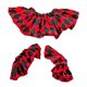 thumbnail image 3 of Conjunto de puños de cuello de payaso, fácil de usar, accesorio fotográfico para fiesta, disfraz de Halloween para festival Cuadrículas negras y rojas, 3 of 8