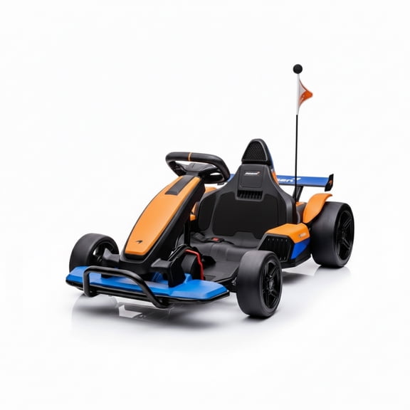Garvee Kids Go Kart BDM0930, Hetoy Licensed McLaren, 10 Ah Battery, for Age 6 , Orange