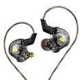 thumbnail image 4 of Bearachild Auricular con cable Estuche de metal Botón de control de 1,2 m Cable de fibra Auricular de alta Escucha de música Llamada Cables de audio/vídeo Negro, 4 of 6