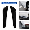 thumbnail image 3 of 2PCS Rear Bumper Lip Splitter Canard Protector Left Right Side 40cm Anti Collision ABS Rear Bumper Diffuser Spoiler Universal for Vehicles, 3 of 7