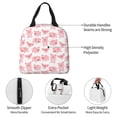 thumbnail image 2 of Kdxio Kawaii Pigs Print Insulated Lunch Bag,Reusable Tote Lunch Box for Women Men,Leakproof Cooler Lunch Bags for Work Office Travel Picnic, 2 of 6