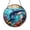 Acrylic 3.5 Inch, variant on Marine Whale Acrylic Hanging Window Ornament, Stained Glass Style Ocean Art Accent for Beach Decor