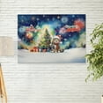 thumbnail image 2 of Merry Christmas and Happy New Year Santa Maine Coon Holiday Xmas Winter 2025 Horizontal Matte Canvas Poster Cat Lover Kitten Owner Gifts Wall Art Home Decor - 00024, 2 of 5
