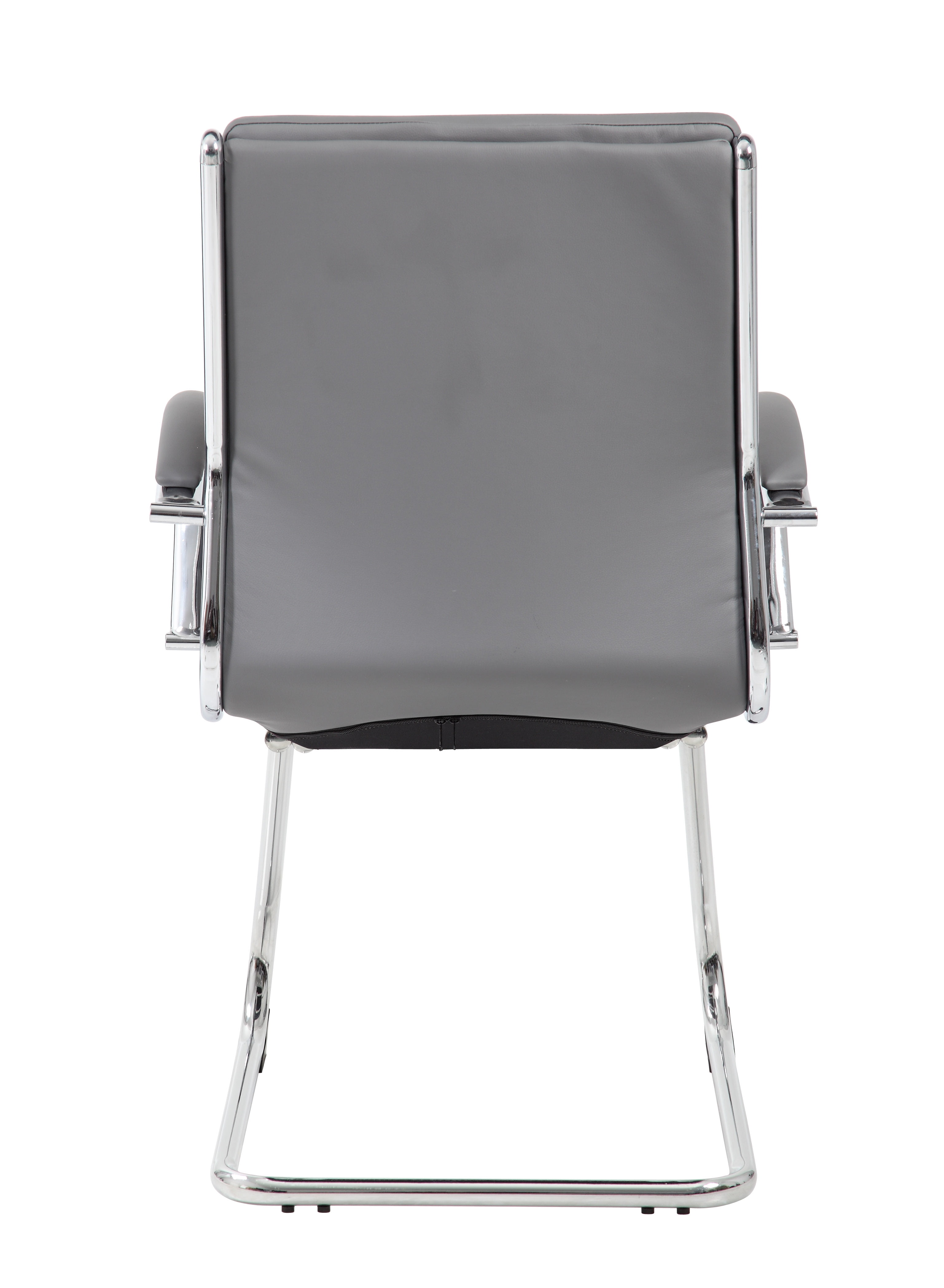 Boss Office Products Executive CaressoftPlus Chair with Metal Chrome Finish - Guest Reception Waiting Room Chair