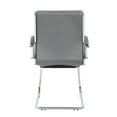 thumbnail image 3 of Boss Office Products Executive CaressoftPlus Chair with Metal Chrome Finish - Guest Reception Waiting Room Chair, 3 of 7
