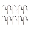 thumbnail image 4 of 10 ganchos metálicos para calcetines navideños, ideales para repisas, chimeneas y oficinas. Bronce rojo, 4 of 9