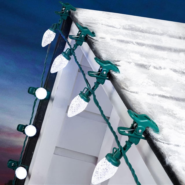 Moonflor C9 Luces LED de Navidad 30 m 100 LED Impermeables