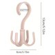 thumbnail image 4 of 1pc Belt Hanger Scarf Tie Rack Holder Hook For Closet 4-Claw Organizer 360 Degree Rotating Space Saver, 4 of 5