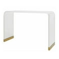 thumbnail image 5 of Acrylic Gold Console Table, 5 of 5