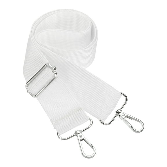 Uxcell Purse Strap Replacement 1.5" Bag Strap for Canvas Bag Handbag White
